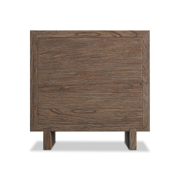 Bernhardt Bernhardt Rustic Modern Casa Paros Nightstand With Woven Drawer Fronts, Soft-Close Drawers & Usb Charging 317219