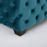 Christopher Knight Home® - Noble House - Jaymee Modern Glam Button Tufted Velvet Ottoman