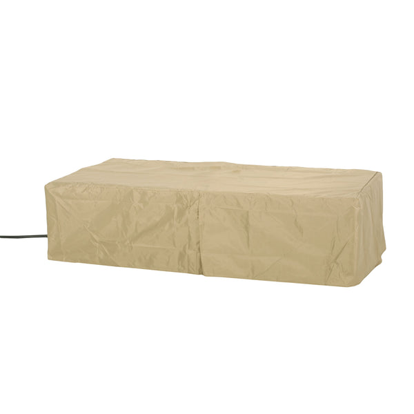 English Elm Outdoor Concrete Propane Fire Pit Table 50000 Btu Patio Coffee Dark Gray 74005.00DGRY-50K