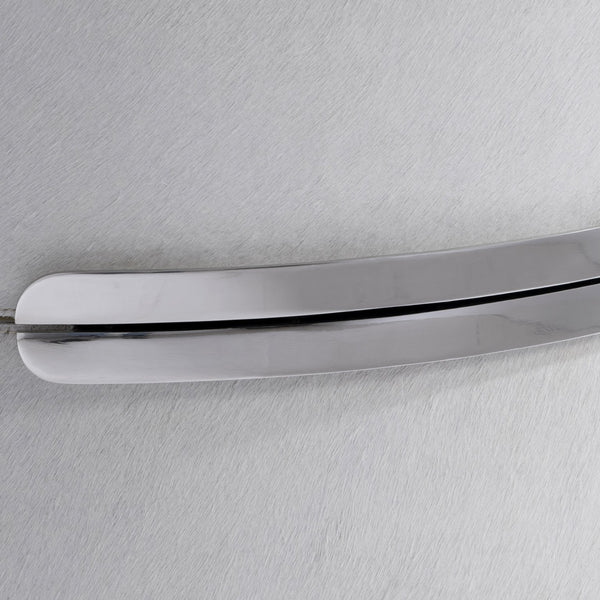 Bernhardt Bernhardt Lyric Nightstand In White Hair-On-Hide With Saddle Stitching, Glass Top, Soft-Close Drawers 321229