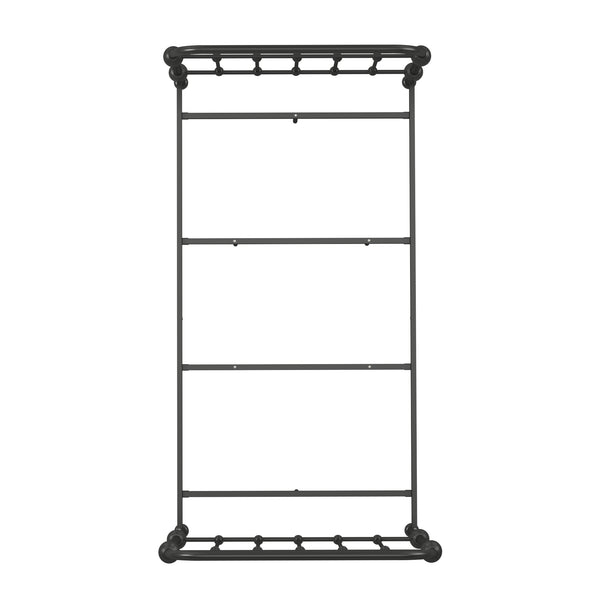 Homelegance By Top-Line Katana Antique Graceful Victorian Iron Metal Bed Brown Iron