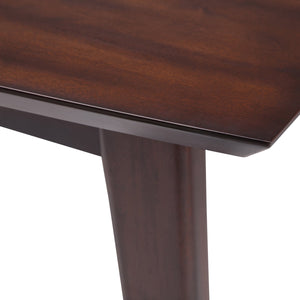 English Elm Draper Dining Table - Handcrafted Java Brown Mid-Century Modern Centerpiece For Stylish Spaces B136P158594