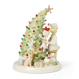 Merry Grinchmas Porcelain Figurine with 24K Gold Accents, Inspired by Dr. Seuss