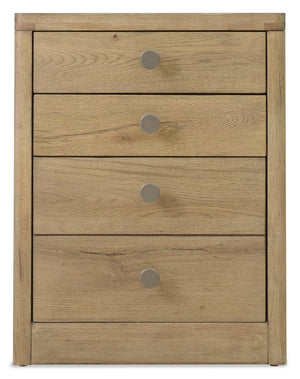 Hooker Furniture Kalamazoo Mobile File Cabinet In Aged Oak Veneer With Casters, Hidden Compartment & File Drawer 6062-10416-80