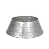 Christopher Knight Home® - Noble House - Wolfeboro Metal Christmas Tree Collar, Silver