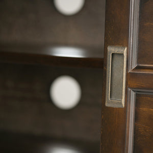 English Elm Burlington Tall Tv Media Stand In Rich Mahogany Brown - Classic Design With Ample Storage & Style B136P159511