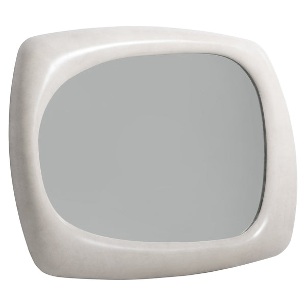 Bernhardt Bernhardt Sereno Mirror With Lutra Faux Stone Frame — Freeform Organic Silhouette, Rustic-Modern Accent (47.5"W) 329331