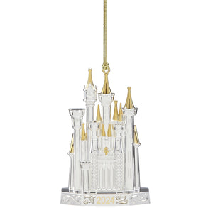 Lenox 2024 Silverplated Disney Castle Metal Ornament Metallic, SLVR PLATE METAL 895766