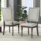 Steve Silver Linnett Upholstered Back Chair, Set of 2 LT510S