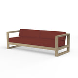 Coastal Teak Sofa in Canvas Henna, No Welt SW5501-23-5407 Sunset West