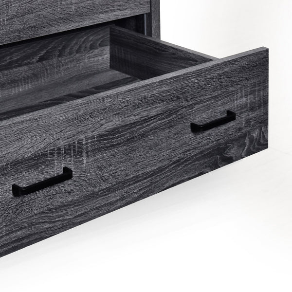 English Elm Christopher Knight Home® - Toolless 5-Drawer Chest with Faux Wood Finish, Moisture-Resistant MDF, Sleek Bar Handles, Compact Storage DARK GREY 72039.00SONGRY