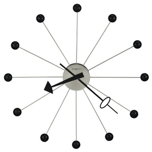 Hekman Furniture 625527 Retro Ball Clock Ii - Stunning 1940s Inspired Wall Clock With Unique Finish & Quartz Movement  Ball Clock Ii Wall Clock 625527