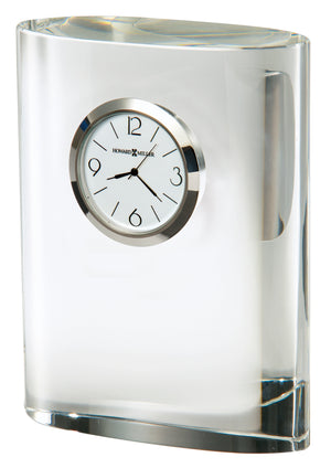 Hekman Furniture 645718 Fresco Tabletop Clock - Elegant Optical Crystal Design For Modern Home Décor & Quiet Ticking  Fresco Tabletop Clock 645718