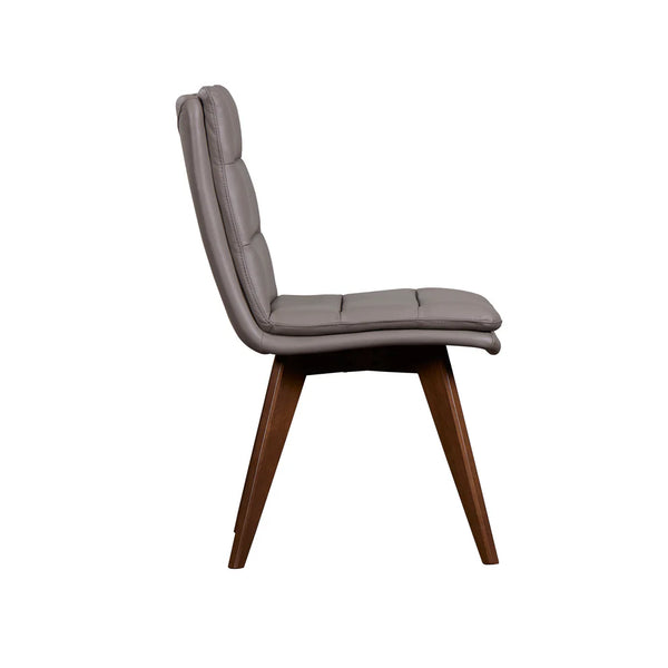Porter Castor Genuine Leather Dining Chair Set of 2 - Stylish Comfort for Modern Dining Spaces