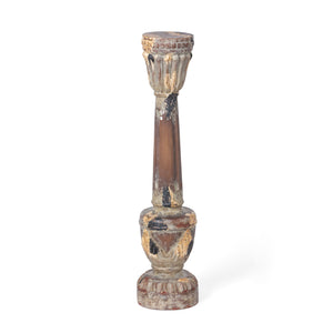 Delgado Carved Wood Candle Holder, 24" EAB36087 Park Hill