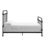 Homelegance By Top-Line Taylin Graceful Lines Victorian Metal Bed Black Metal