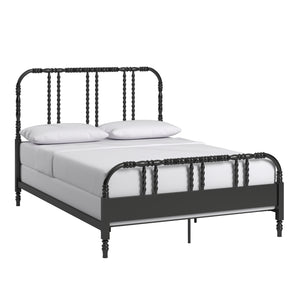 Homelegance By Top-Line Ambrose Metal Spool Bed Black Metal