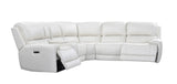 Parker Living Empire - Verona Ivory 6 Piece Modular Power Reclining Sectional with Power Adjustable Headrests