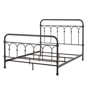 Homelegance By Top-Line Gracen Casted Knot Metal Bed Dark Bronze Metal