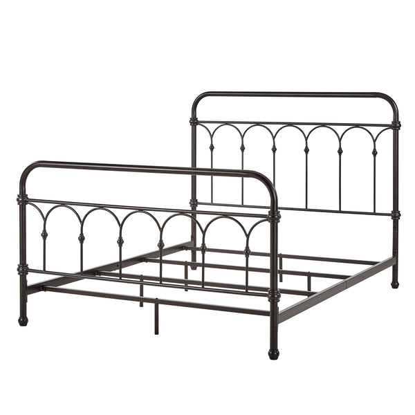 Homelegance By Top-Line Gracen Casted Knot Metal Bed Dark Bronze Metal