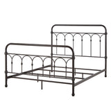 Homelegance By Top-Line Gracen Casted Knot Metal Bed Dark Bronze Metal