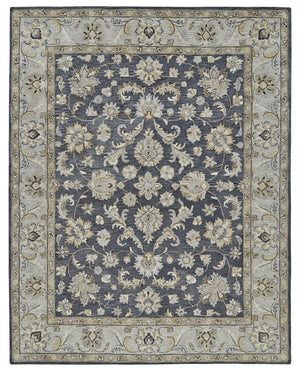 Feizy Rugs Eaton Hand-tufted Wool Oriental Rug - Timeless Persian Design For Elegant Home Décor And Style Blue,Gray,Taupe Wool 6548397fchl000g99