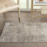 Nourison Concerto CNC03 Machine Made Power-loomed Borderless Design Indoor Only Contemporary Rustic Rug Beige Grey, Beige Grey 80% Polypropylene,20% Polyester 99446748836