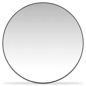 Bernhardt Tribeca Round Mirror Black Metal 333335