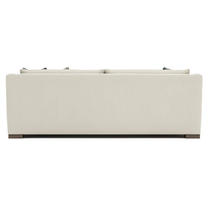 Bernhardt Bernhardt Gabi Boucle Sofa — Oversized 94" Transitional Luxe Upholstery, Knife-Edge Pillows, Wood Feet - Made to Order P7087B