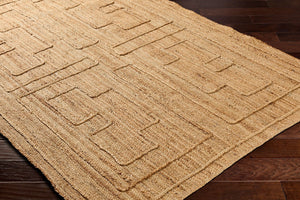 Livabliss Luci Handwoven Natural Jute Area Rug Organic Texture for Entryways and Coastal Spaces UCI2300-23