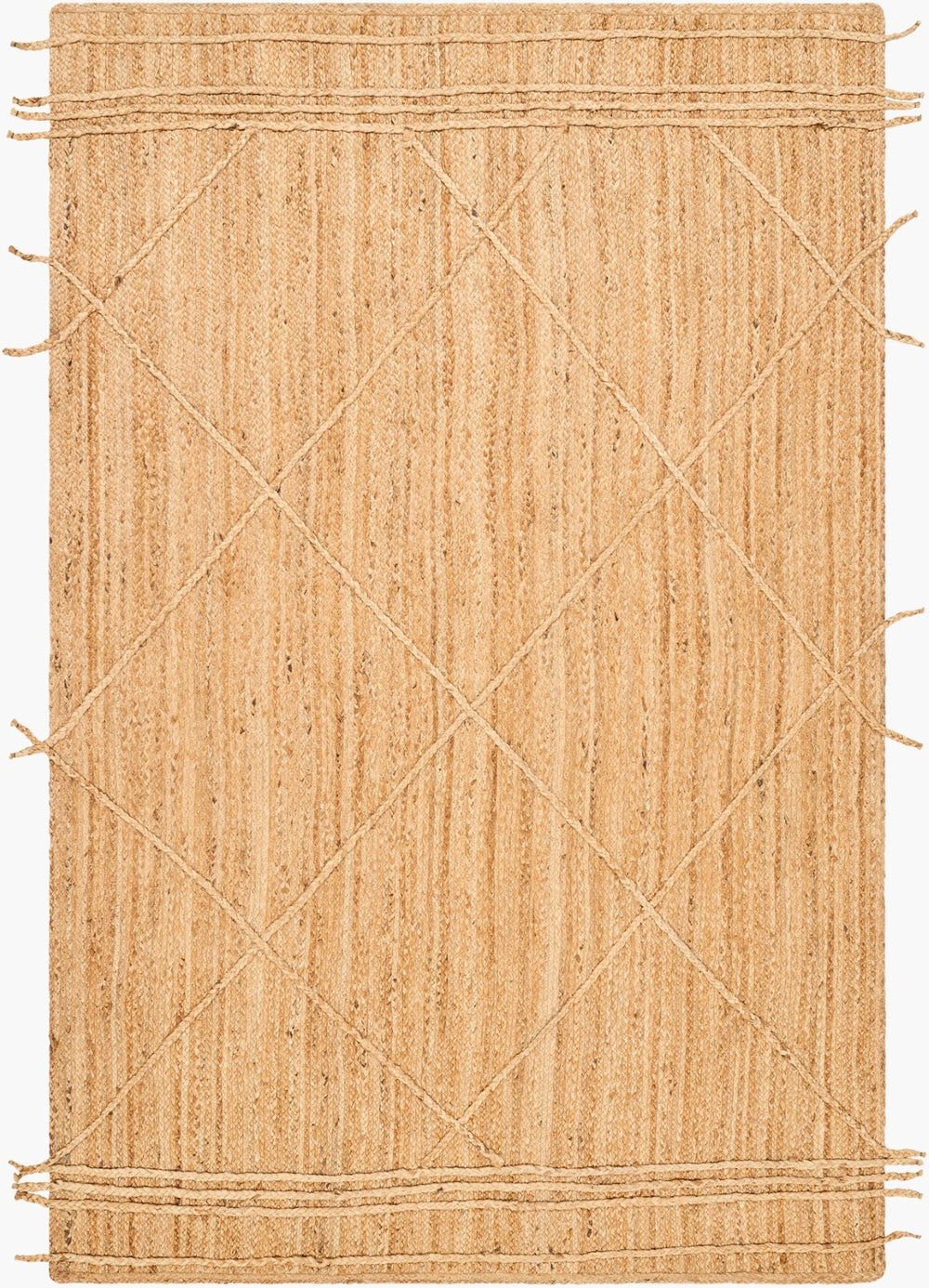 Livabliss Luci Handwoven Jute Flatweave Area Rug Natural Organic Texture for Entryways and Bedrooms Tan 2' x 3' UCI2301-23