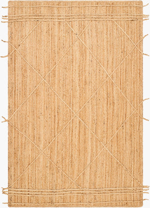 Livabliss Luci Handwoven Jute Flatweave Area Rug Natural Organic Texture for Entryways and Bedrooms Tan 2' x 3' UCI2301-23
