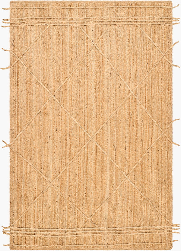 Livabliss Luci Handwoven Jute Flatweave Area Rug Natural Organic Texture for Entryways and Bedrooms Tan 2' x 3' UCI2301-23
