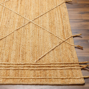 Livabliss Luci Handwoven Jute Flatweave Area Rug Natural Organic Texture for Entryways and Bedrooms Tan 2' x 3' UCI2301-23