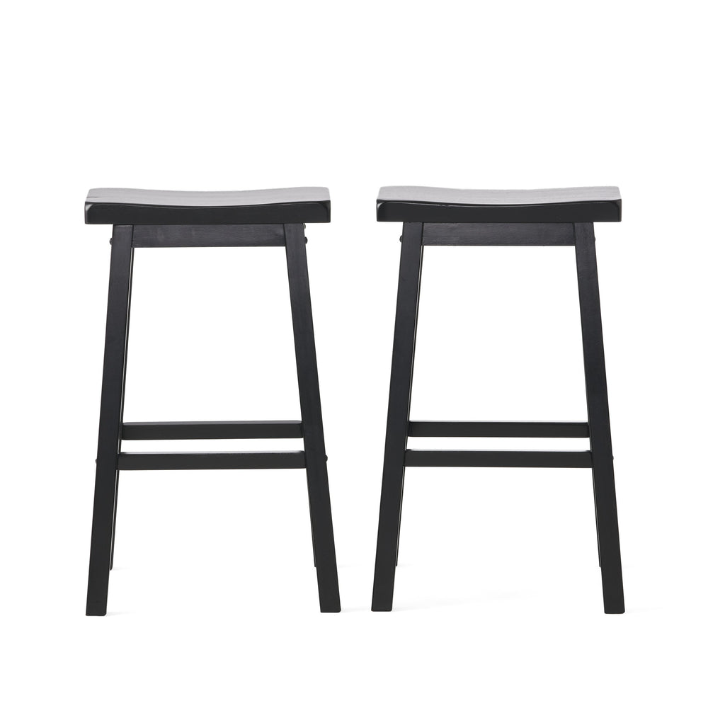 English Elm Pomeroy Saddle Seat Barstool Contoured Counter Height Perch for Kitchen or Home Bar 56484.00