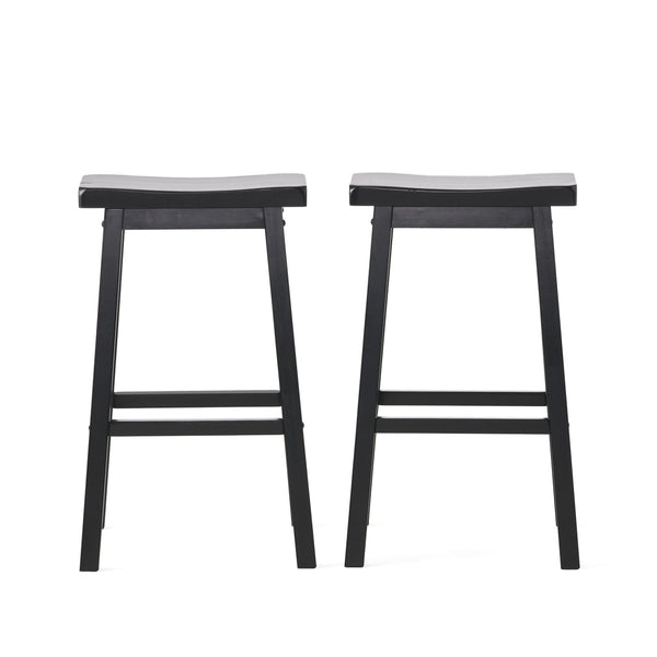 English Elm Pomeroy Saddle Seat Barstool Contoured Counter Height Perch for Kitchen or Home Bar 56484.00