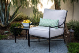 Provence Club Chair in Canvas Flax w/ Self Welt SW3201-21-FLAX-STKIT Sunset West