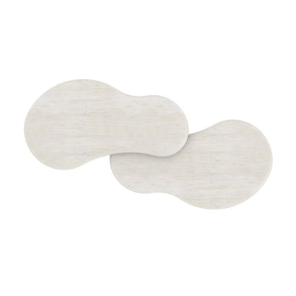 A.R.T. Furniture Ashlar Coastal Modern Cocktail Table With Amorphic Wood Top & Unique Cast Resin Legs In Bisque Finish Beige Parawood Solids,Birch Veneers,Resin 333380-2250