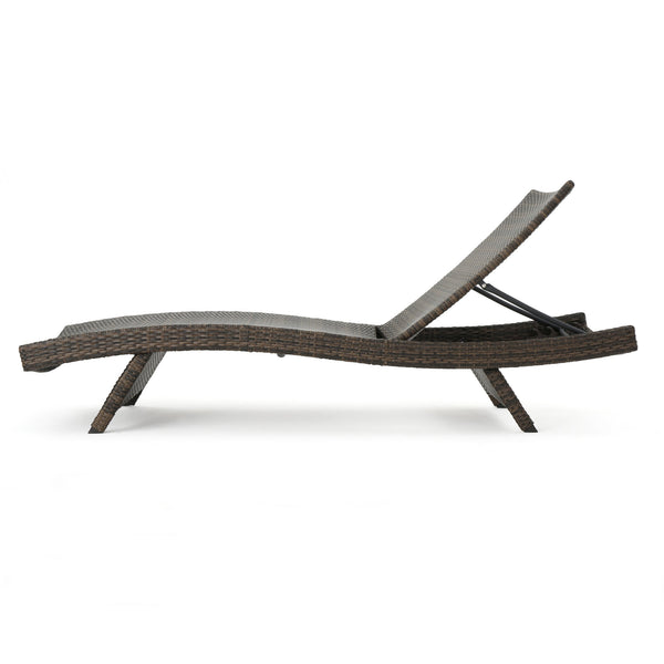 English Elm Christopher Knight Home® - Salem Pe Wicker Chaise Lounge Set – Premium Outdoor Comfort With Mocha Finish, No Assembly Required 52005.00ALUMCAMP2