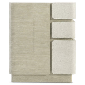 Bernhardt Bernhardt Arcadia Desk With Raffia-Wrapped Panels, Oak Wire-Brushed Clay Finish, File-Ready Drawers D34510