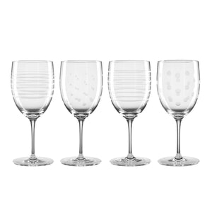 Lenox Oneida Mingle Wine Glasses, Set of 4 Clear, NO COLOR GLASS,CRYSTAL 895936