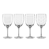 Lenox Oneida Mingle Wine Glasses, Set of 4 Clear, NO COLOR GLASS,CRYSTAL 895936