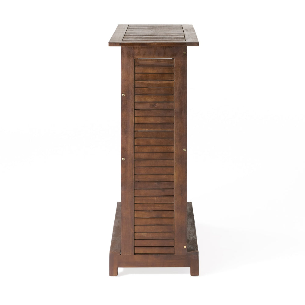 English Elm Christopher Knight Home® - RIVIERA KD WOOD BAR Rustic Acacia Wood Brown Bar Table 42x37x7 Sturdy Compact Entertaining Center 55136.00MAH