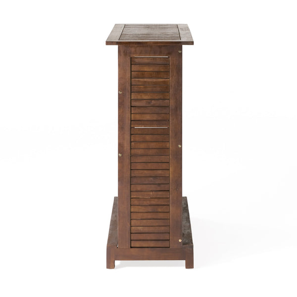 English Elm Christopher Knight Home® - RIVIERA KD WOOD BAR Rustic Acacia Wood Brown Bar Table 42x37x7 Sturdy Compact Entertaining Center 55136.00MAH