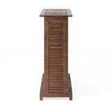 Christopher Knight Home® - Noble House - Riviera Acacia Wood Bar Table with Storage, Rich Mahogany