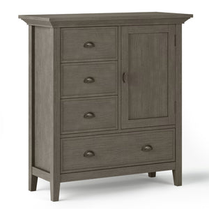 English Elm Redmond Medium Storage Cabinet - Handcrafted Farmhouse Grey, Stylish Organization For Any Room B136P159531-GIGA