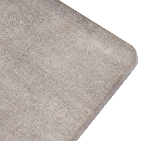 English Elm Christopher Knight Home® - Modern Bar Height Dining Table with Durable High-Pressure Laminate Top and Sleek Rubberwood Legs, Black Finish Cement Grey 65503.00CEM