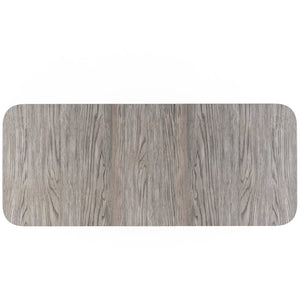 A.R.T. Furniture Vault Dining Table - Contemporary Design With Extendable Top & Adjustable Levelers For 10 Guests Gray Parawood Solids,White Oak Veneers 285221-2354