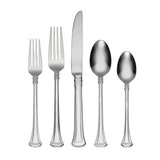 Lenox Oneida Apollonia 45 Piece Everyday Flatware Set, Service for 8 Metallic, STAINLESS METAL B213045A