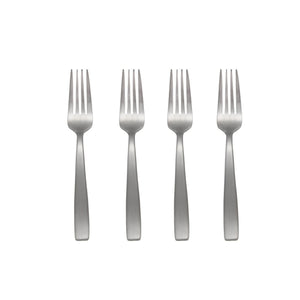 Lenox Oneida Everdine Everyday Flatware Dinner Forks, Set of 4 Metallic, STAINLESS METAL H157004A